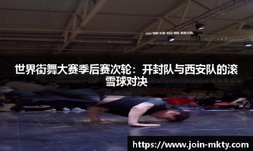 世界街舞大赛季后赛次轮：开封队与西安队的滚雪球对决